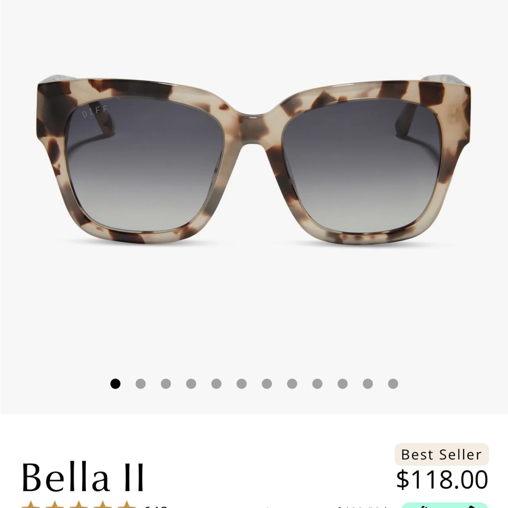 Diff Bella II sunglassess